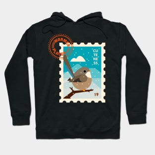 Bird Stamp - Winter Vibes Hoodie